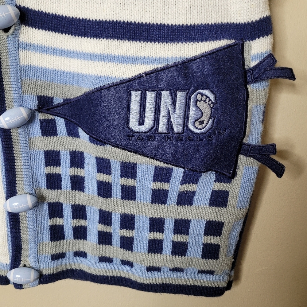 Vintage UNC Tarheels Sweater Vest Size M - Picture 4 of 11